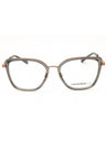 3361 - Shiny Rose Gold/Transparent Grey/clear demo lens