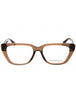 6251 - Shiny Transparent Brown/clear demo lens