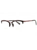 0J35 - SHINY BROWN/Clear demo lens