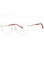 0E59 - SHINY RED GOLD/Clear demo lens