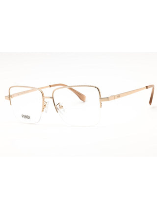 Fendi FE50107F  Metal Rectangular  Unisex's Eyeglasses