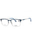 410 - MATTE NAVY/SILVER/Clear demo lens