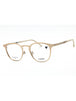712 - MATTE LIGHT GOLD/ SILVER/Clear demo lens