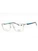 048 - SATIN SILVER/ CERULEAN/clear demo lens