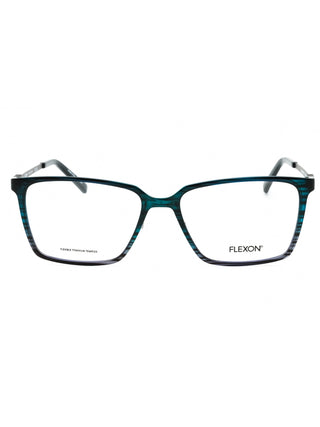 Flexon FLEXON EP8010 eyeglasses with a sleek black rectangular frame.
