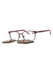 620 - MATTE CHERRY/clear demo lens