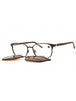 208 - MATTE COFFEE/clear demo lens
