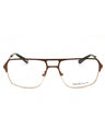 046 - matte light brown / clear demo lens