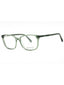 096 - shiny dark green/clear demo lens
