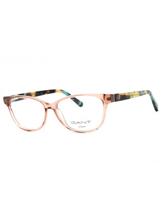 GANT GA4122 beige full-rim eyeglasses with clear demo lenses, 55mm.