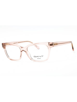 GANT GA4140 eyeglasses with shiny beige full-rim frames and clear demo lenses.