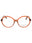 045 - shiny light brown  / Clear demo lens