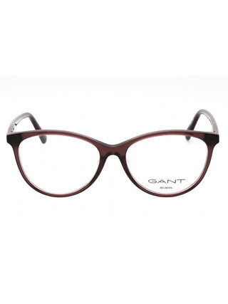GANT GA4149 men's rectangular black acetate eyeglasses with silver temple accents.