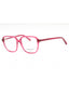 075 - shiny fuxia / clear demo lens