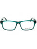 096 - shiny dark green/Clear demo lens
