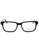001 - shiny black/clear demo lens