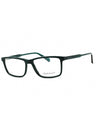 096 - shiny dark green/clear demo lens