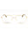 032 - pale gold/Clear demo lens