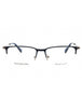 091 - matte blue/clear demo lens