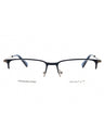 091 - matte blue/clear demo lens