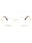 032 - pale gold/clear demo lens