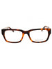 052 - dark havana/clear demo lens