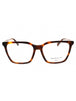 052 - dark havana/clear demo lens