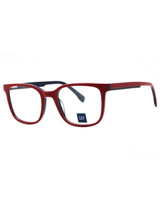 GAP VGP013 red rectangular eyeglasses, 52mm, with sleek metal temples.