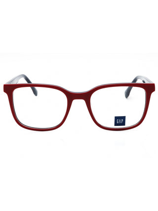 GAP VGP013 black rectangular eyeglasses with thin metal frames and clear lenses.