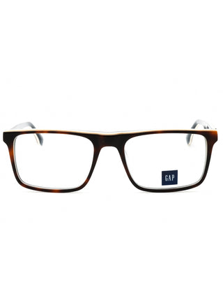 GAP VGP014 black rectangular eyeglasses with clear lenses.