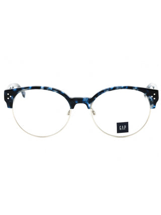 GAP VGP017 black full-rim square eyeglasses with silver accents.