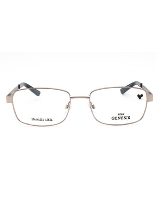 Genesis G4041 eyeglasses featuring a sleek, lightweight black metal frame with a modern rectangular design.