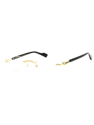 Gucci GG1221O  Metal Rectangular Men's Eyeglasses