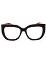 003 - BLACK/RED / Clear demo lens