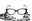 001 - shiny black / clear demo lens