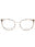 033 - pink gold/Clear demo lens
