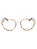 033 - pink gold/clear demo lens