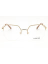 033 - pink gold/clear demo lens