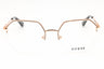 028 - shiny rose gold/ Clear demo lens