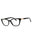 001 - shiny black/clear demo lens