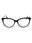 001 - shiny black/clear demo lens