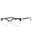 001 - shiny black/clear demo lens