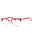 066 - shiny red/clear demo lens