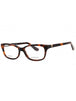 052 - dark havana/clear demo lens