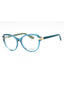 087 - shiny turquoise/clear demo lens