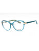 087 - shiny turquoise/clear demo lens