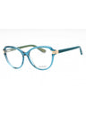 087 - shiny turquoise/clear demo lens