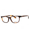 052 - dark havana/clear demo lens