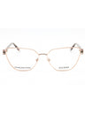 028 - shiny rose gold/clear demo lens