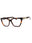 052 - dark havana/clear demo lens